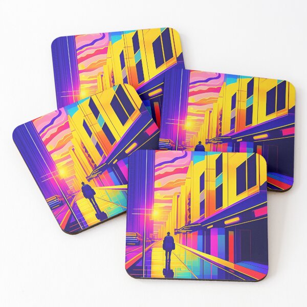 Item preview, Street Sunset designed and sold by Verdant Rose Studio.
