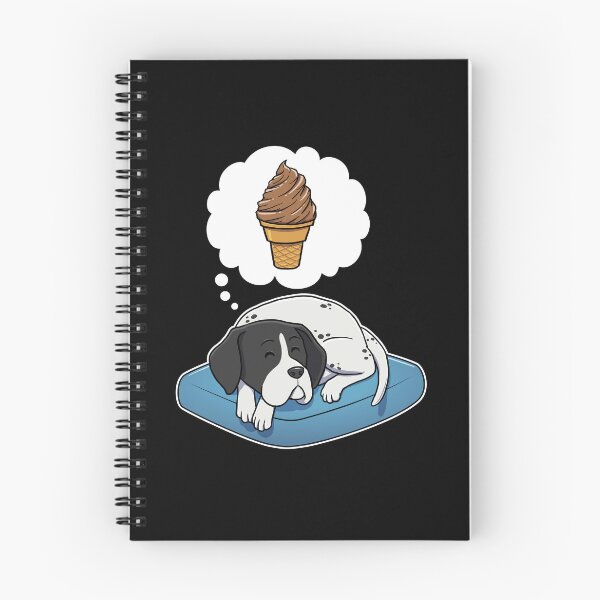 Item preview, English Pointer dreaming about Chocolate Ice Cream designed and sold by DoggieDelights.
