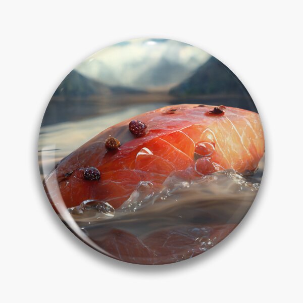 Item preview, Quite literally salmon fish designed and sold by TrippyAI.