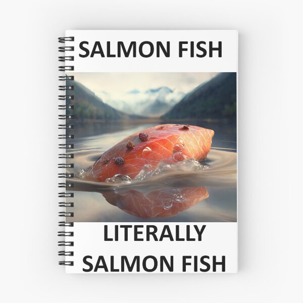 Item preview, Quite literally salmon fish designed and sold by TrippyAI.
