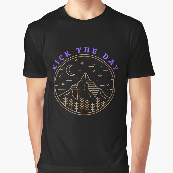 Kick the Day Graphic T-Shirt