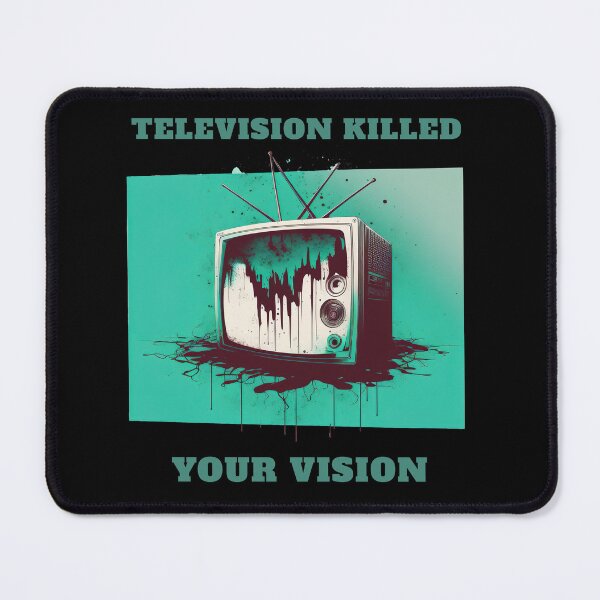 Item preview, Television killed your vision  broken screen designed and sold by MeditationMind.