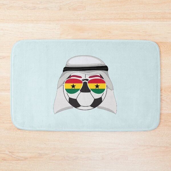 Item preview, Ghana Flag inside Sunglasses on a Soccer ball Wearing a Shemagh  designed and sold by Dexter Freeman.