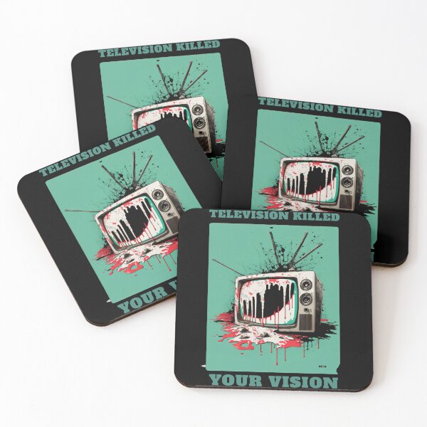 Item preview, Television killed your vision  broken screen designed and sold by MeditationMind.