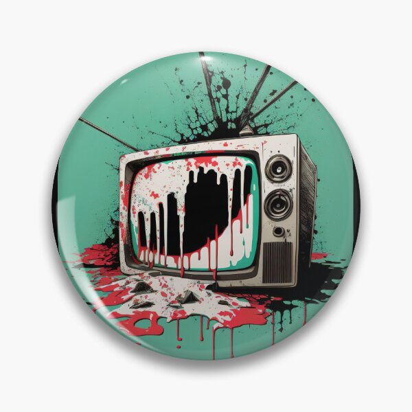 Item preview, Television killed your vision  broken screen designed and sold by MeditationMind.