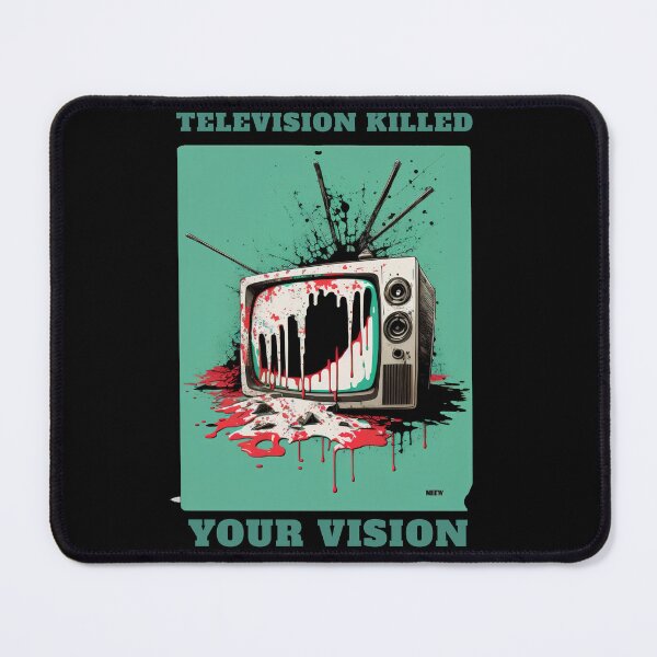 Item preview, Television killed your vision  broken screen designed and sold by MeditationMind.