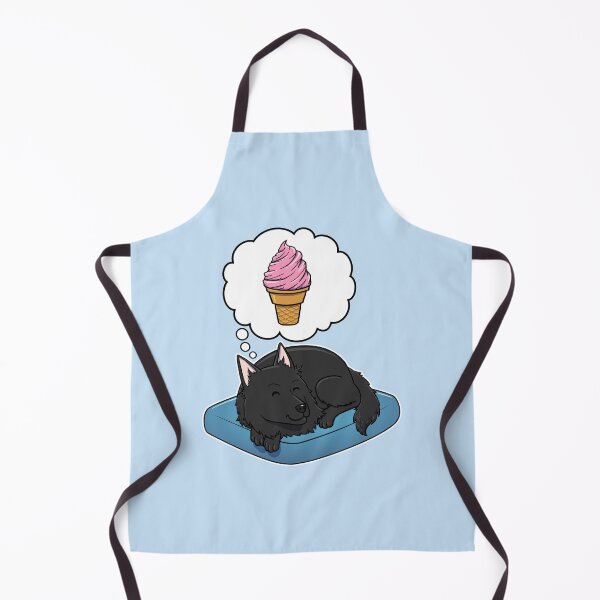 Item preview, Belgian Sheepdog dreaming about Strawberry Ice Cream Cone designed and sold by DoggieDelights.