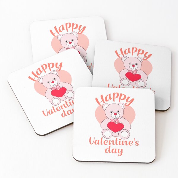Item preview, Happy Valentines day cute Teddy Bear  designed and sold by Yarafantasyart.