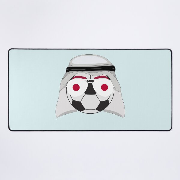 Item preview, Japan Flag inside Sunglasses on a Soccer ball Wearing a Keffiyeh designed and sold by Dexter Freeman.