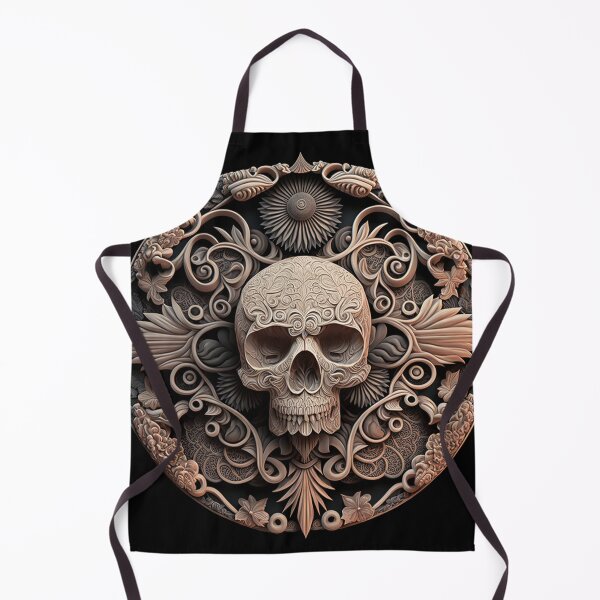 Item preview, Flowerpunk Skull Mandala designed and sold by Abili-Tees.