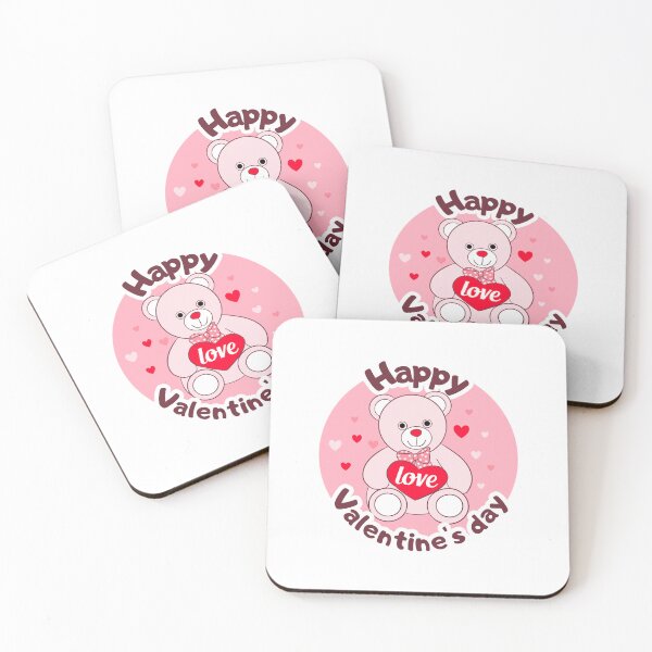 Item preview, Happy Valentines day cute Teddy Bear  designed and sold by Yarafantasyart.