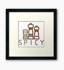 spicy spices Framed Print