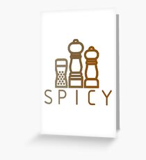 spicy spices Greeting Card