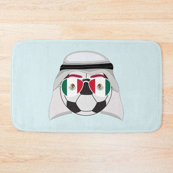 Item preview, Mexico Flag inside Sunglasses on a Soccer ball Wearing an Agal designed and sold by Dexter Freeman.