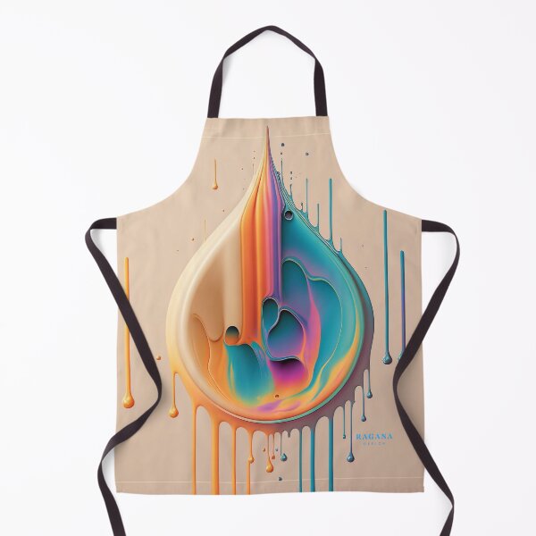 Artikelvorschau, Dripping Colourful Drops in Fibonacci Style for Wall Art, Home and Office Decor entworfen und verkauft von RAGANADesign.