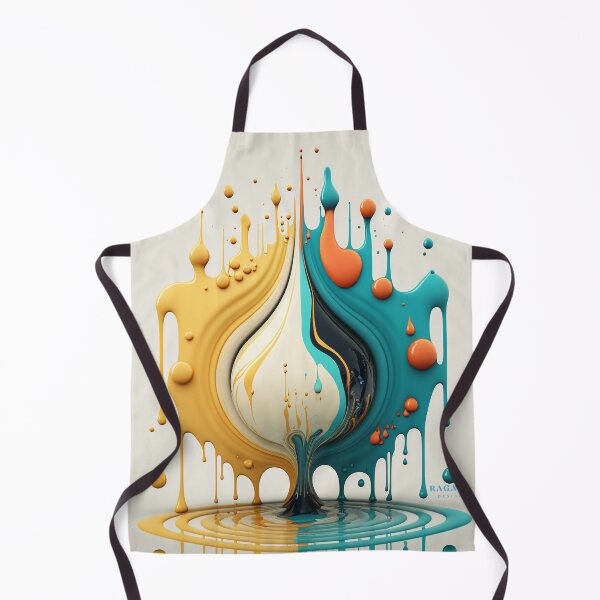 Artikelvorschau, Dripping Colourful Drops in Fibonacci Style for Wall Art, Home and Office Decor entworfen und verkauft von RAGANADesign.