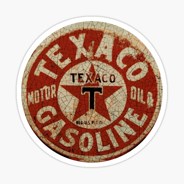 Texaco Oil And Gas USA Sticker