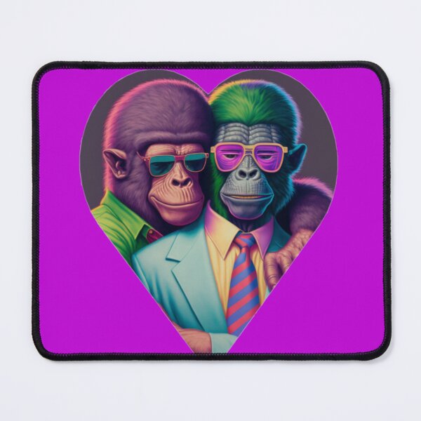Item preview, Colorful 80s bromance hart designed and sold by Painful Monkey.