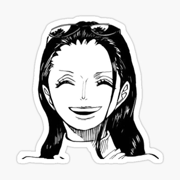 Nico Robin - Thanks for Relying on me Sticker for Sale by Mel-le