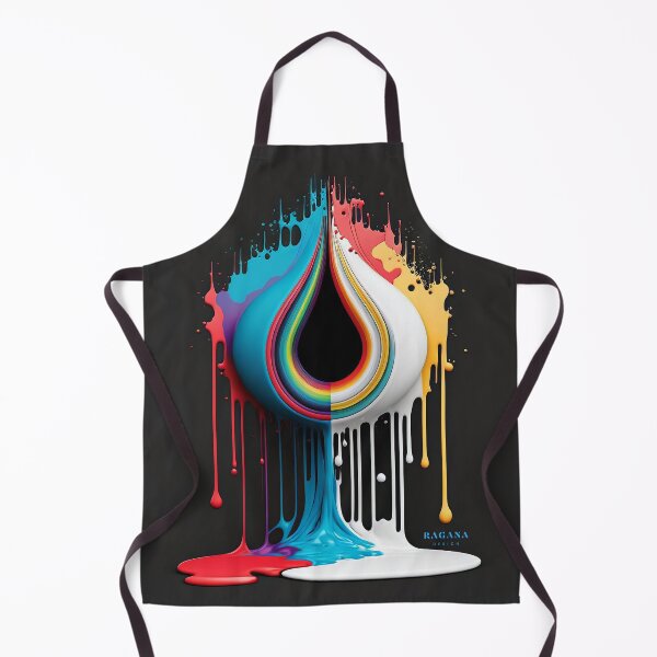 Artikelvorschau, Dripping Colourful Drops in Fibonacci Style for Wall Art, Home and Office Decor entworfen und verkauft von RAGANADesign.