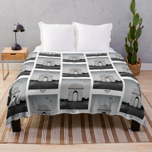 Item preview, Delhi City India Capital Dorm Room Essentials Minimalist Travel Home Decor designed and sold by SirajDecors.