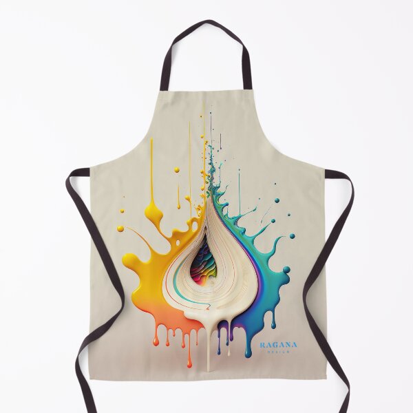 Artikelvorschau, Dripping Colourful Drops in Fibonacci Style for Wall Art, Home and Office Decor entworfen und verkauft von RAGANADesign.