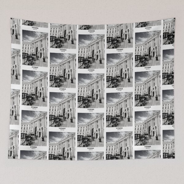 Item preview, Vienna City Austria Dorm Room Essentials Minimalist Poster Design  designed and sold by SirajDecors.