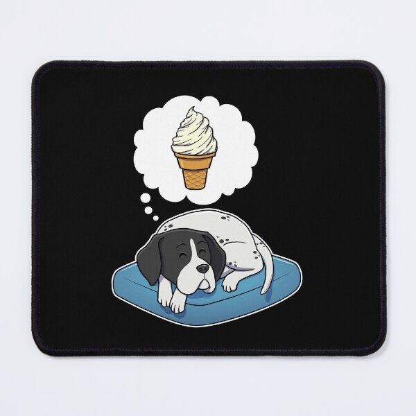 Item preview, English Pointer dreaming about Vanilla Ice Cream Cone designed and sold by DoggieDelights.