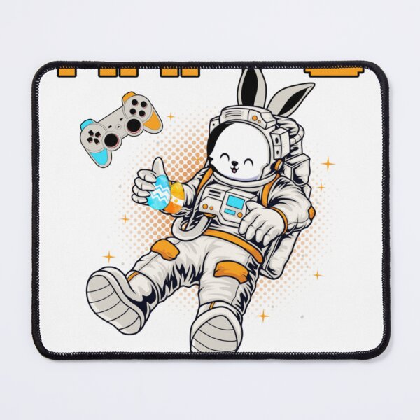 Item preview, Astronaut bunny Happy Easter Day Video Game Bunny designed and sold by GaryBailey129.