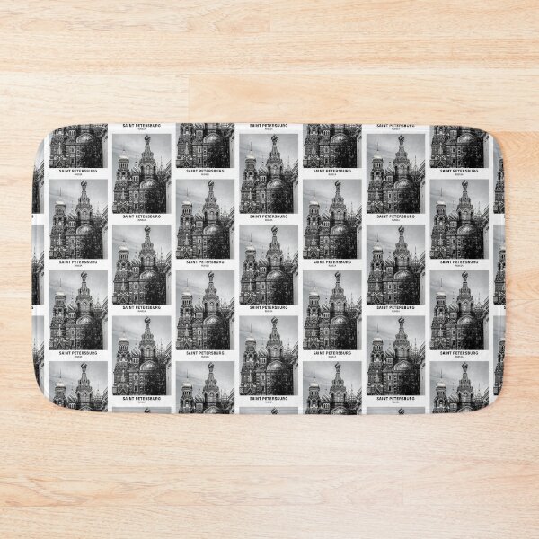 Item preview, Saint Petersburg Russia Dorm Room Essentials Minimalist Poster Design  designed and sold by SirajDecors.