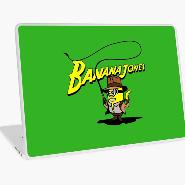 BANANA JONES AND THE GOLDEN BANANA Laptop Skin