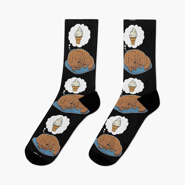 Item preview, Tibetan Mastiff dreaming about Vanilla Ice Cream Cone designed and sold by DoggieDelights.