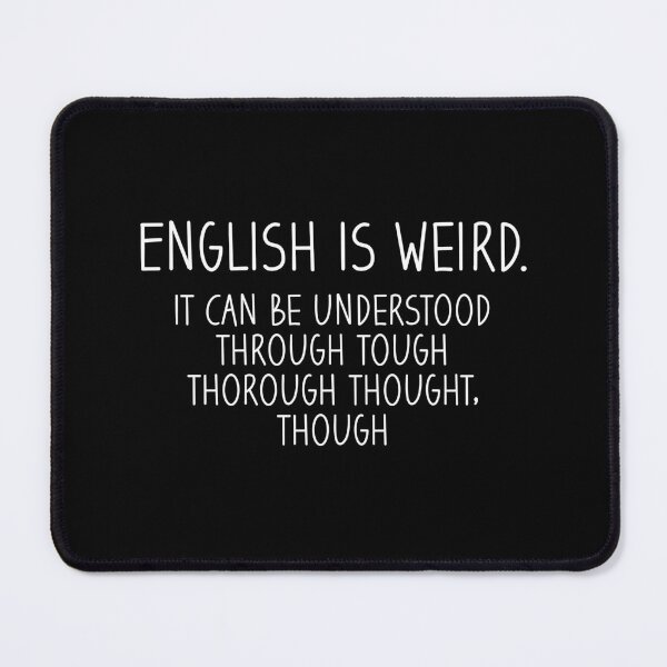 Item preview, English is weird designed and sold by OUSSART ⭐⭐⭐⭐⭐.