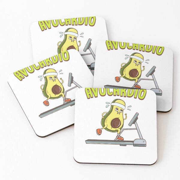 Item preview, Avocardio Avocado Cardio Pun Running Exercise Gym  designed and sold by GaryBailey129.