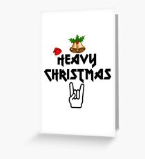 Heavy Christmas Greeting Card