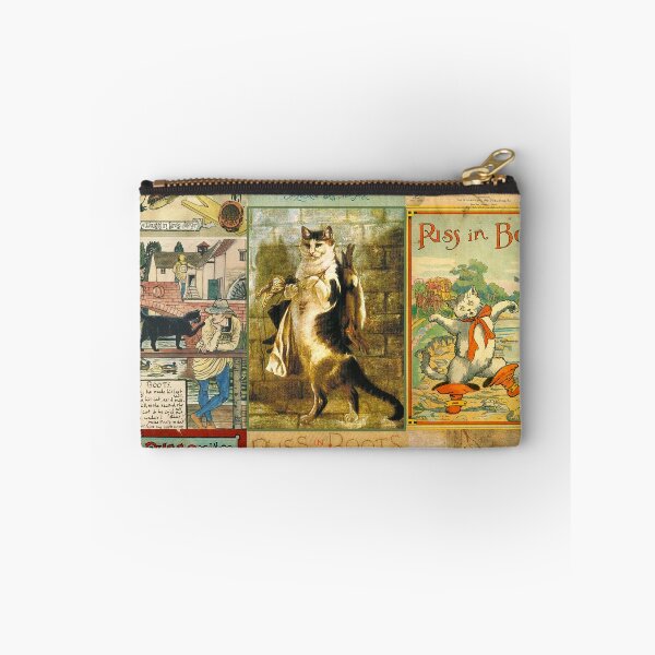 Item preview, Vintage Puss in Boots Christmas Montage designed and sold by Sarah Vernon.