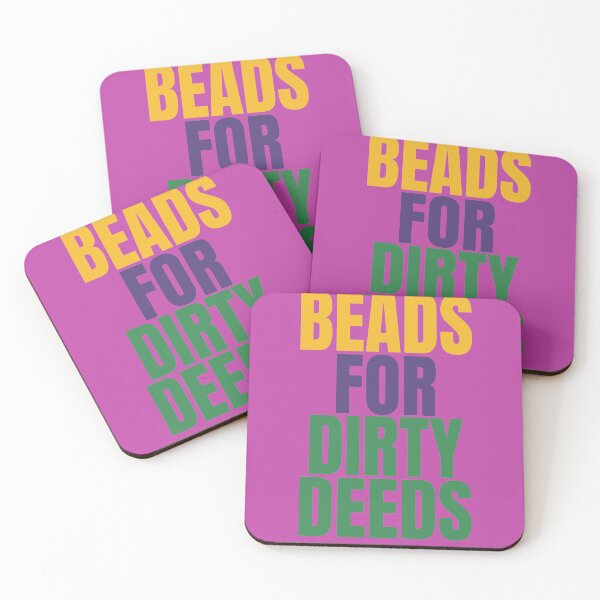 Item preview, Beads for dirty deeds - Mardi gras - K367 -  designed and sold by K367.