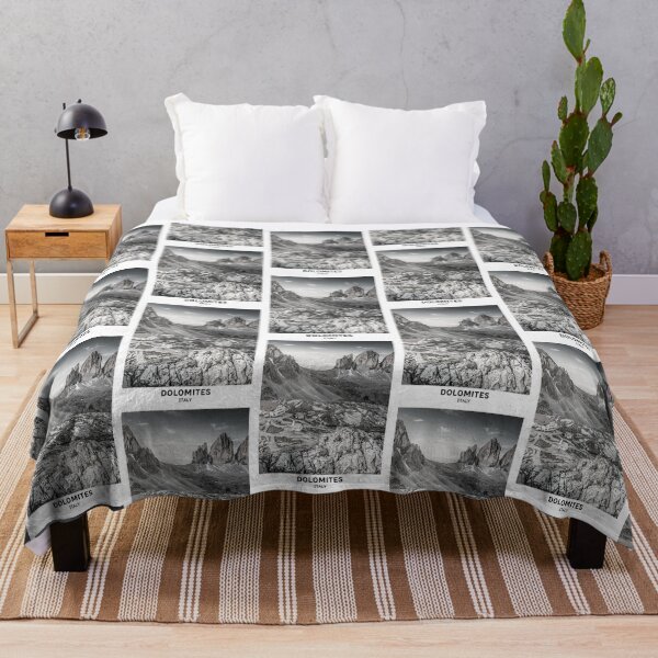 Item preview, Dolomites Mountain Ranges Italy Dorm Room Essentials Minimalist Poster Design  designed and sold by SirajDecors.
