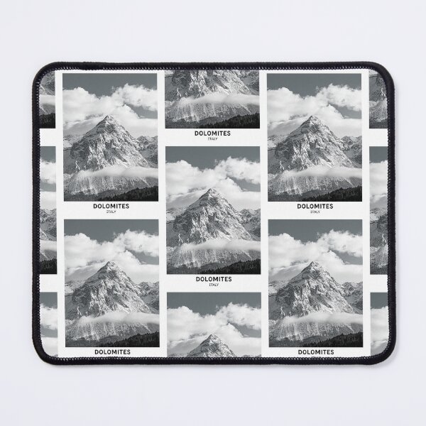 Item preview, Dolomites Mountain Ranges Italy Dorm Room Essentials Minimalist Poster Design designed and sold by SirajDecors.