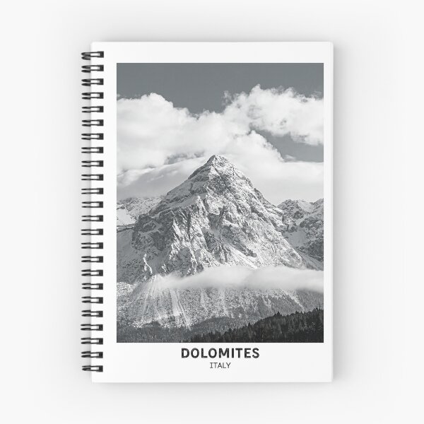 Item preview, Dolomites Mountain Ranges Italy Dorm Room Essentials Minimalist Poster Design  designed and sold by SirajDecors.