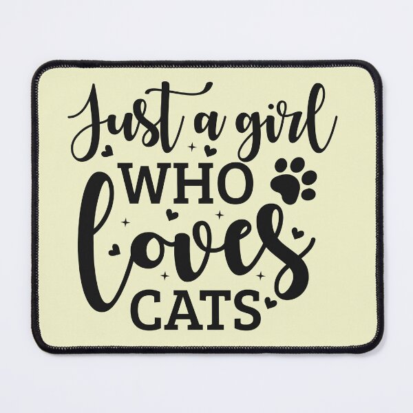 Item preview, Just a girl who loves Cats Valentine Heart designed and sold by Winarrts.