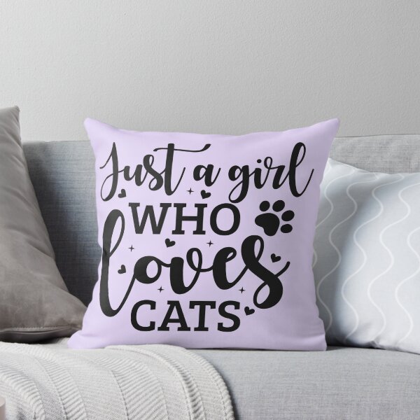 Item preview, Just a girl who loves Cats Valentine Heart  designed and sold by Winarrts.