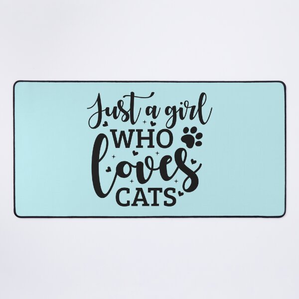 Item preview, Just a girl who loves Cats Valentine Heart  designed and sold by Winarrts.