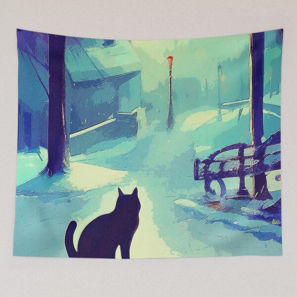 Item preview, Abstract Cat designed and sold by 4t4design.