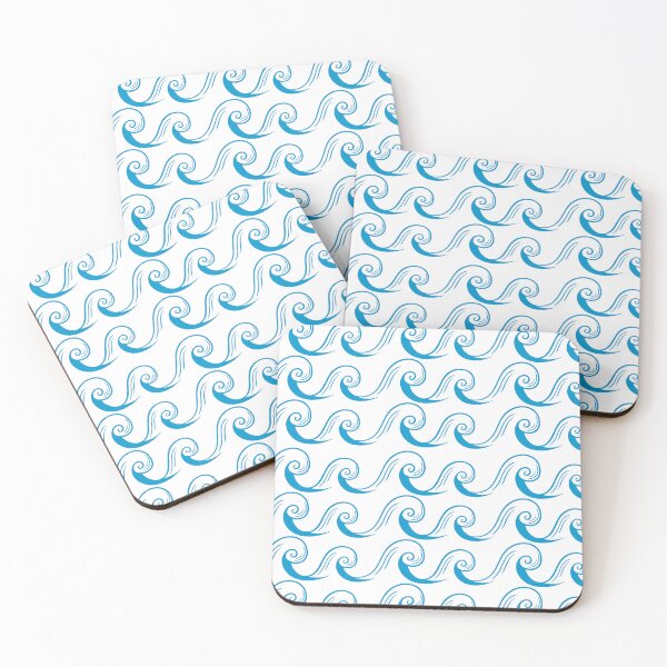 Item preview, Handdrawn Sea Waves designed and sold by risingrocket.
