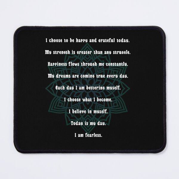 Item preview, Affirmation Mantra designed and sold by Brad Chambers.