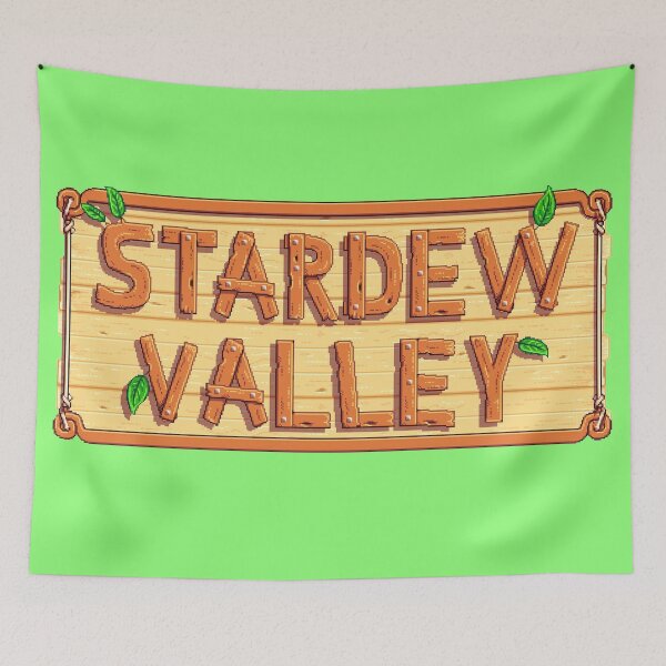 Item preview, Stardew Valley - wooden logo designed and sold by thehipoglucido.