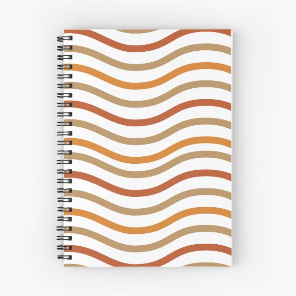 Item preview, Retro Curved Wave Lines Pattern designed and sold by risingrocket.
