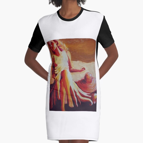 Baking in the Sun Graphic T-Shirt Dress