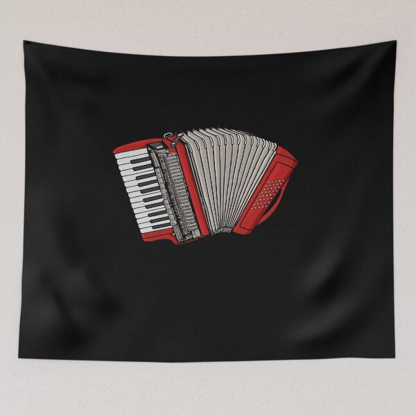 Item preview, Accordion Player Men Folk Music Accordion designed and sold by DSWShirts.